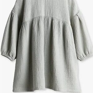 H&M seafoam green Casual Dress with Long Raglan Sleeves and Crew Neck